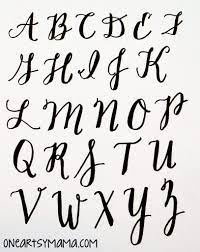 This is your opportunity to reach the people who can help you meet your goals, so don't. Basic Hand Lettering Alphabet Practice Amy Latta Creations