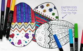 Pack these spring printables into a picnic basket for a family outing. Easter Eggs Coloring Page Free Printable Finding Zest