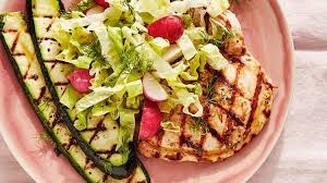 Grilled Chicken And Zucchini Salad Recipe With Images Grilled Chicken Recipes Zucchini Salad Chicken Recipes