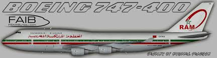 Boeing 747 in the history of royal air maroc. Avsim Library