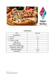 final project of dominos pizza