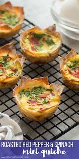 This Mini Quiche Recipe Is The Easiest Brunch Recipe Because It Uses Wonton Wrappers As The Crust A Mini Quiche Recipes Mini Quiche Recipe Easy Quiche Recipes