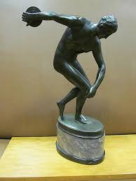 Stierfries (mit mosaik belegtes relief; Diskuswerfer Bronze Grun Patiniert Von Miron Auch Myron Kunst Nbsp Nbsp Grafik Nbsp Nbsp Poster Antiquariat Friederichsen