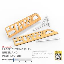 Download Ruler And Protractor Laser Cutting File 940804 Laser Engraving Design Bundles
