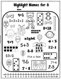 Freebie Names For Numbers Worksheet Math Freebie Math First Grade Math