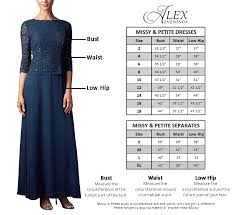 16 Specific Alex Evenings Petite Size Chart