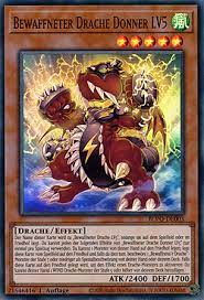 Chwörung von deiner hand oder deinem deck. Bewaffneter Drache Donner Lv5 Blazing Vortex Boosterserien Einzelkarten Yu Gi Oh Mawo Cards