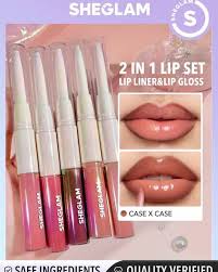 لا تحيرين بالتحديد والحمره صارن ثنينهم بقلم واحد حمره گلوس تموت + تحديد  كومبو وياها خيااااال هالحلويات من شيگلام القطعه ب 12 الف