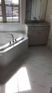 Rebecca lehde, inspiro 8 studios our first example is a classic primary bathroom with floor and wall marble tile, by rebecca lehde via houzz. Carrera Marble Bathroom Tile Novocom Top