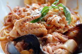 Masa Assassin Villa Saverios Tijuana A Touch Of Tuscany Shellfish Recipes Calamari Pasta Favorite Dish