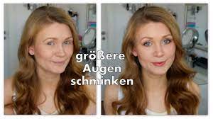 Perfekt für den großen tag: Kleine Augen Gross Schminken Tutorial Augen Optisch Vergrossern Youtube