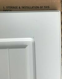 b&q matt white shaker country style