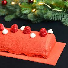 Buche Au Chocolat Blanc Framboises Et Speculoos 13 Decembre 2017
