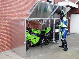 Die Motorradgarage Beschreibung Motorradgarage Motorrad Fahrradbox
