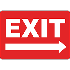 Check out our exit sign selection for the very best in unique or custom, handmade pieces from our signs shops. Exit Sign W Right Arrow Graphic Products