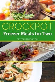 crockpot freezer meals for two date