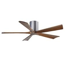 Featuring whisperwind® motor technology, the haskell ceiling fan will deliver powerful and quiet operation while keeping your living space stylish. Matthews 52 In Chrome Indoor Flush Mount Ceiling Fan Not Adaptable Remote Control Included 5 Ceiling Fan Outdoor Ceiling Fans Ceiling Fans Without Lights