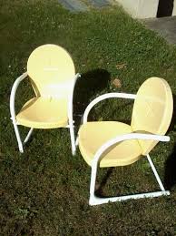 This listing is for a vintage metal chair. L K 2 Adorable Retro Metal Childrens Chairs Childrens Chairs Chair Vintage Metal Glider