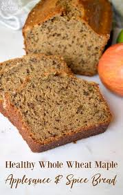 Applesauce Spice Bread Recipe Whole Wheat Maple Sweetened Dairy Free Recipe Spice Bread Food Recipes