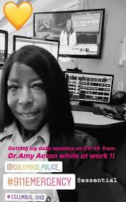 So thankful for our dedicated & fantastic dispatchers and call takers.  ‪This gem right here, supervisor Wendy Massey, celebrates 26 years with  Columbus Police this week!‬ ‪Thank you from the bottom of‬