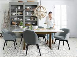 Emily Swivel Dining Chair Arhaus Furniture Arhaus Furniture Dining Room Furnishings Upholstered Dining Chairs