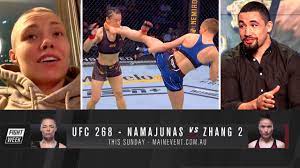 Ufc 268 Rose Namajunas Responds To Rob Whittaker S Prediction For Zhang Weili Fight Youtube