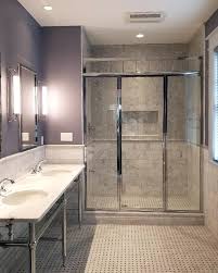 We needed 2 coats on the shower door. Brassline Shower Doors Century Bathworks