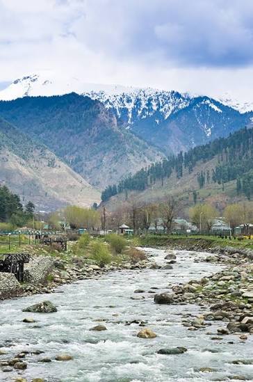 Pahalgam valley in Kashmir