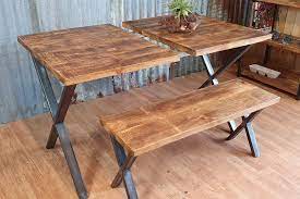 Order now for free delivery. Extending Dining Table With X Style Legs Industrial Style Dining Table Extendable Dining Table Bespoke Furniture