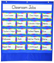 carson dellosa classroom helpers pocket chart 158037