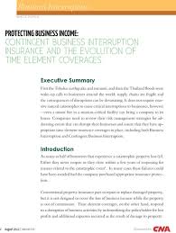 Typically, the business income covered is classified as taxable income. Protecting Business Income Contingent Business Interruption Insurance And The Evolution Of Time Element Coverages August Pdf Free Download