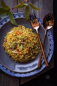 Stink Bean Fried Rice Nasi Goreng Petai Popular Indonesian Street Food Fried Rice Asian Recipes Bean Recipes