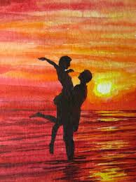Browse our selection of sunset prints and find the perfect design for you—created by our community of independent artists. Watercolor Painting Ocean Sunset Couple Man Woman Summer Time Nature Aceo Art Romantic Sunset Painting Sunset Canvas Painting Diy Canvas Art Painting