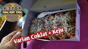 Food delivery service in kebumen, jawa tengah, indonesia. Pisang Crispy Rasa Coklat Keju Pistop Puncak Indah Youtube