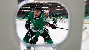 Dallas stars' jason robertson (21) was all smiles after assisting teammate joe pavelski (16) for a robertson was named the nhl's rookie of the month for april after posting eight goals and 10 assists. Despite His Critics Stars Rookie Jason Robertson Is Finding Ways To Contribute At The Nhl Level