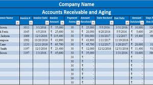 Download Accounts Receivable With Aging Excel Template With Accounts Receivable Report Template Best S In 2020 Accounts Receivable Excel Templates Statement Template