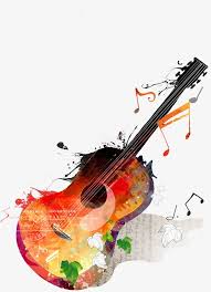 Guitar And Art Colorful Backgrounds Music Pictures