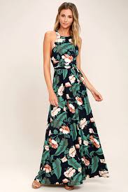Temptation Island Navy Blue Floral Print Maxi Dress In 2020 Best Maxi Dresses Floral Print Maxi Dress Floral Print Dress