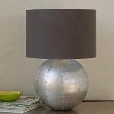 If you like industrial lamp shade, you might love these ideas. Round Aluminum Riveted Table Lamp Products Bookmarks Design Inspiration And Ideas