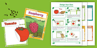 Design Your Own Fruit And Vegetable Seed Packet Templates
