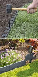 Creez Une Bordure De Jardin Impressionnante Pour Ameliorer Votre Attrait De Bordure En 2020 Amenagement Jardin Recup Bordure Jardin Plastique Amenagement Jardin