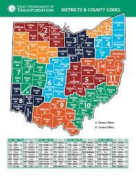 Southwest Ohio County Map Districts | Ohio Department Of Transportation