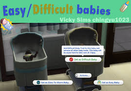 Everyone has dreams in real life but they cannot fulfill them. Sims 4 Easy Difficult Babies Best Sims Mods