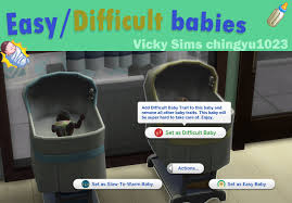 This mod allows you to choose different options after your sims have done the woohoo. Sims 4 Easy Difficult Babies Best Sims Mods