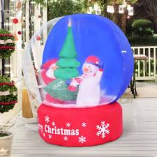 4 Inflatable Globe Christmas Sparkle Light Decor Decorating With Christmas Lights Inflatable Christmas Decorations Outdoor Inflatable Christmas Decorations