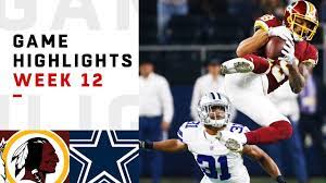 Add url to calendar and subscribe. Redskins Vs Cowboys Week 12 Highlights Nfl 2018 Youtube