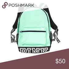 Brand New Teal Pink Bookbag Pink Bookbag Pink Backpack Pink Backpack Victoria Secret