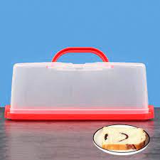 Making a bread box part 1. 2 Pcs Portable Bread Box With Handle Loaf Cake Container Plastic Rectangular Food Storage Keeper Carrier 13 Inch Translucent Dome For Pastries Bagels Bread Rolls Buns Or Baguettes Red Buy Online At Best