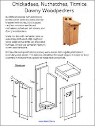 Printable Bird House Plans Pdf Black Capped Chickadee Birdhouse Bird Houses Bird House Plans Bird Houses Diy