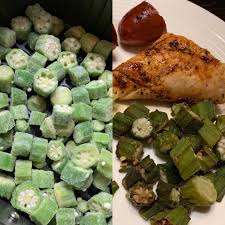 For Those Who Ve Found Okra Slimy Give It A Shot In The Air Fryer Dump A Whole Frozen Bag In And Cook At 400 For Air Fryer Recipes How To Cook